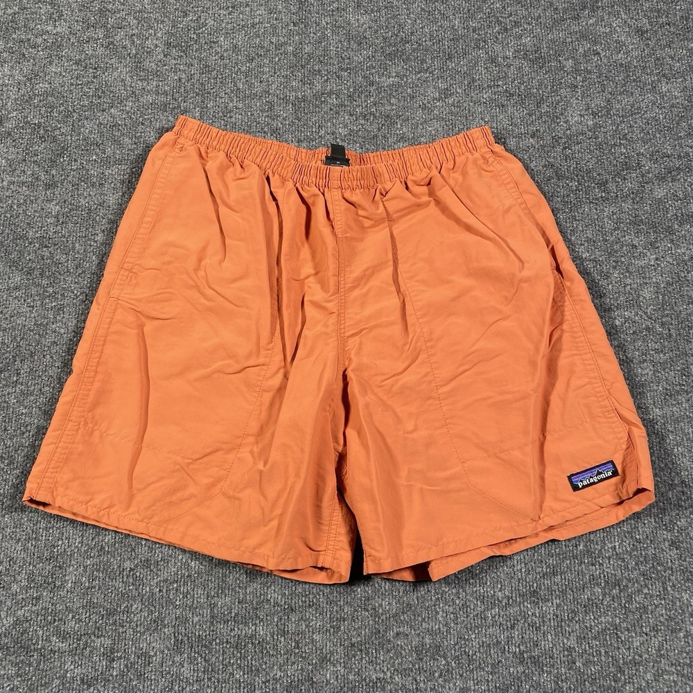 Patagonia Men's Orange Elastic-Waist Shorts